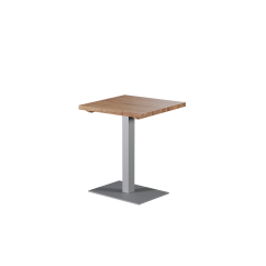 Oak-top table ALFA 40x55 Grey