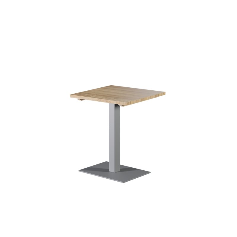 Wooden Top Table ALFA 40x55 Grey