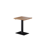 Oak-top table ALFA 40x55 Black