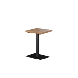 Oak-top table ALFA 40x55 Black