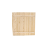 Wooden Top Table ALFA 40x55 Black