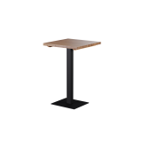 Oak-top table ALFA BAR Black