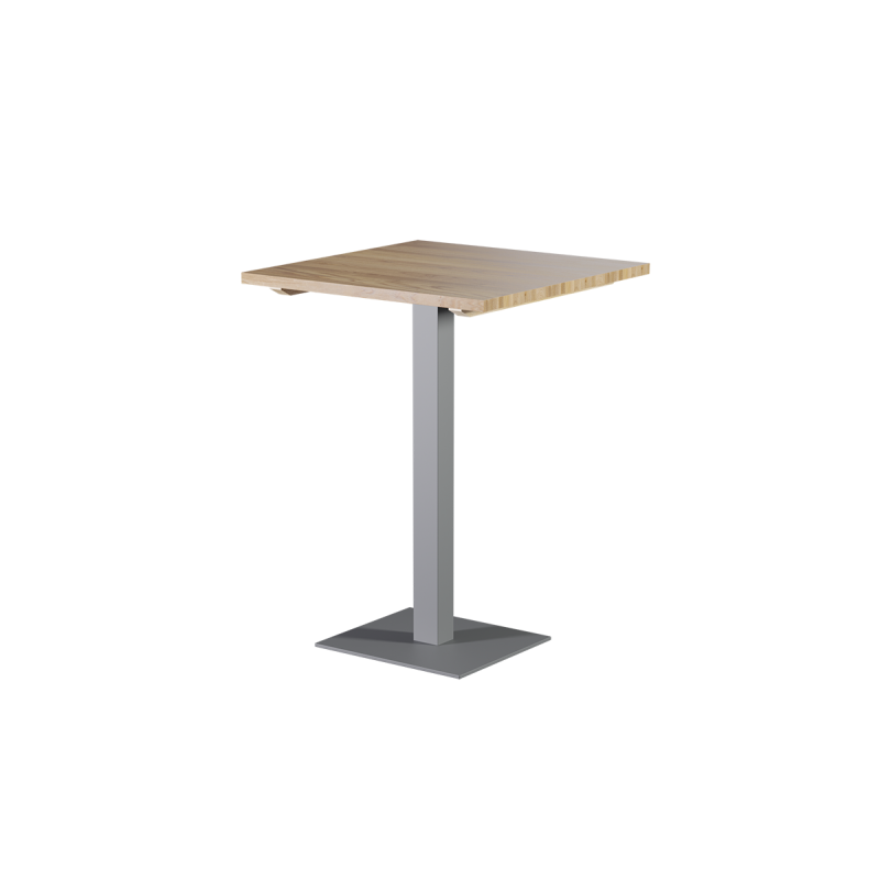 Wooden Top Table ALFA BAR grey
