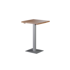 Oak-top table ALFA BAR Grey