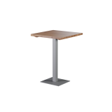 Oak-top table ALFA BAR Grey