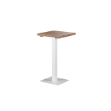 Oak-top table ALFA BAR White