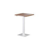 Oak-top table ALFA BAR White