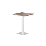 Oak-top table ALFA BAR White