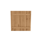 Oak-top table ALFA BAR White