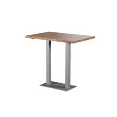 Oak-top table ALFA BAR DUO Grey