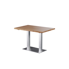 Oak-top table SIGMA DUO