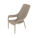 Beer garden chair AERO LUNGO Beige