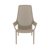 Beer garden chair AERO LUNGO Beige