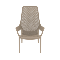 Beer garden chair AERO LUNGO Beige