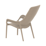 Beer garden chair AERO LUNGO Beige