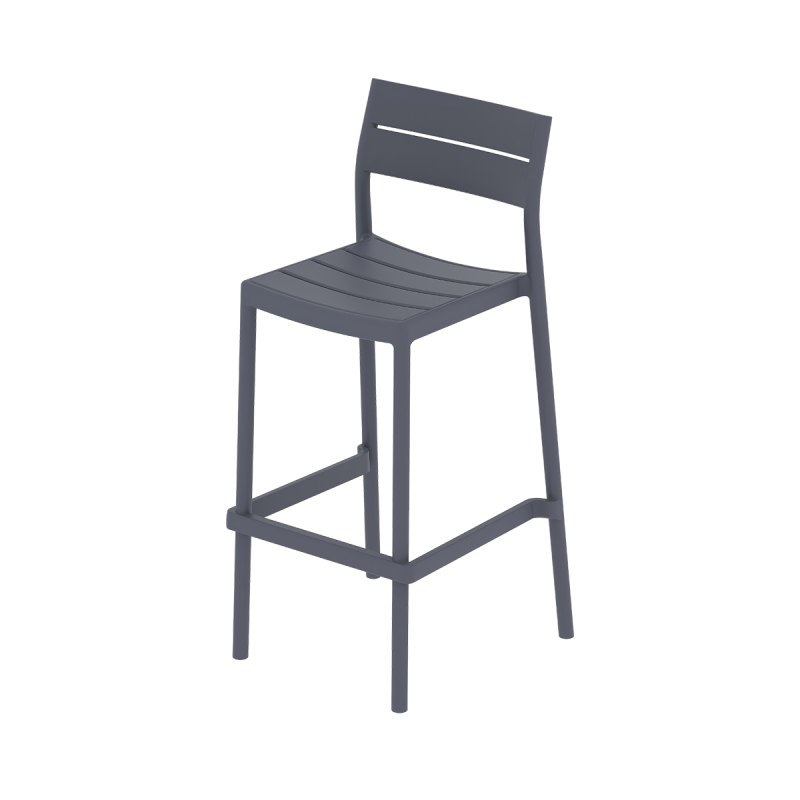 Beer Garden Chair CAPRI BAR Dark Grey