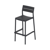 Beer Garden Chair CAPRI BAR Black