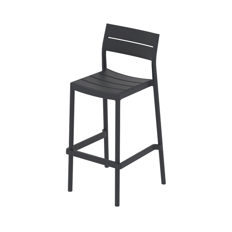 Beer Garden Chair CAPRI BAR Black