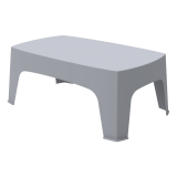 Beer Garden Table DUNA-T 98x59 Light Grey