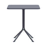 Beer Garden Table PRATO 70x70 Dark Grey