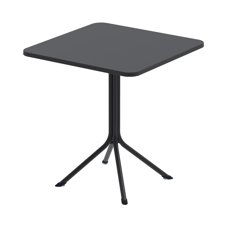 Beer Garden Table PRATO 70x70 Black