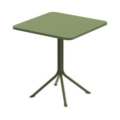 Beer Garden Table PRATO 70x70 Green