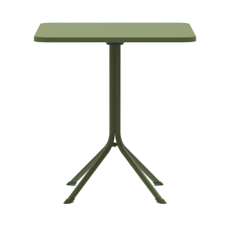 Beer Garden Table PRATO 70x70 Green