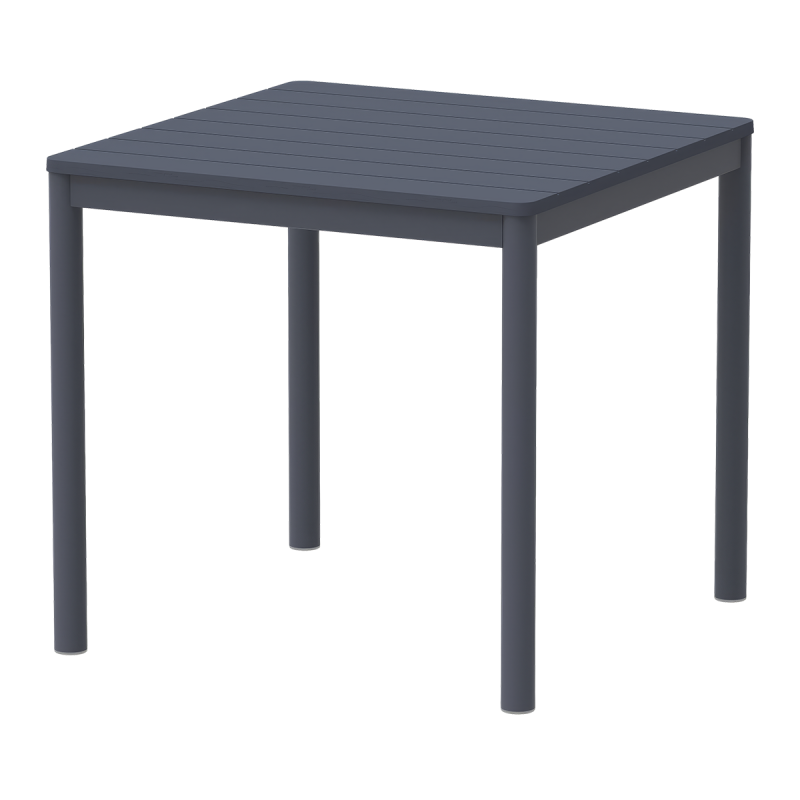 Beer Garden Table TERRAZZA 80x80 Dark Grey