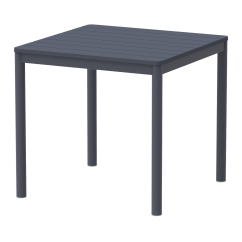 Beer Garden Table TERRAZZA 80x80 Dark Grey