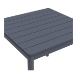 Beer Garden Table TERRAZZA 80x80 Dark Grey
