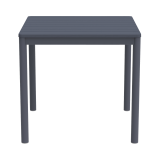 Beer Garden Table TERRAZZA 80x80 Dark Grey