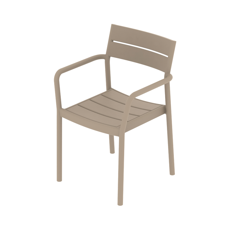 Beer Garden Chair CAPRI ARM Beige
