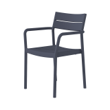 Beer Garden Chair CAPRI ARM Dark Grey