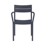 Beer Garden Chair CAPRI ARM Dark Grey