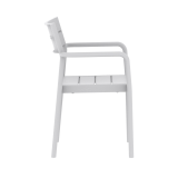 Beer Garden Chair CAPRI ARM Ash Grey