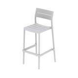 Beer Garden Chair CAPRI BAR Ash Grey