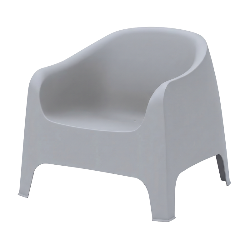 Beer Garden Armchair DUNA Light Grey