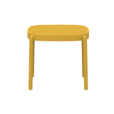 Beer Garden Table ARIA 46x45 Mustard Yellow