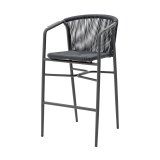 Technorattan Chair LUIGI BAR Anthracite