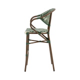 Technorattan Chair CAMILLO BAR Green