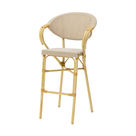 Technorattan Chair CAMILLO BAR Beige