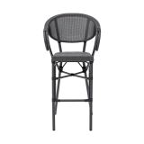 Technorattan Chair CAMILLO BAR Graphite