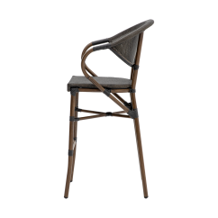 Technorattan Chair CAMILLO BAR Brown