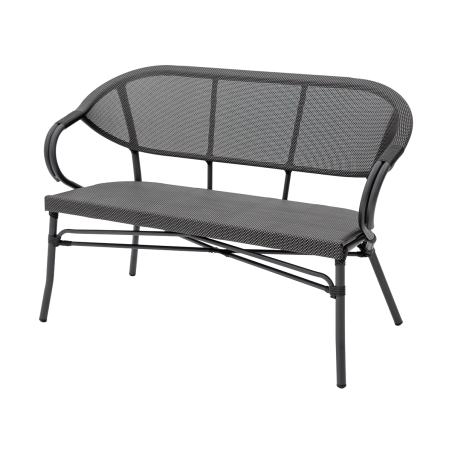 Technorattan Bench CAMILLO BENCH Graphite