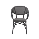 Technorattan Chair CAMILLO Graphite