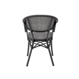 Technorattan Chair CAMILLO Graphite