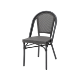 Technorattan chair MATTEO Graphite