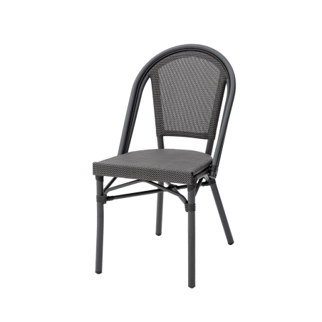 Technorattan chair MATTEO Graphite