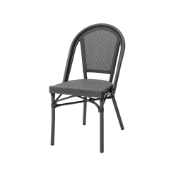 Technorattan chair MATTEO Graphite