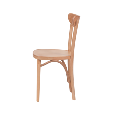 Wooden Restaurant Chair BOOMERANG Natural